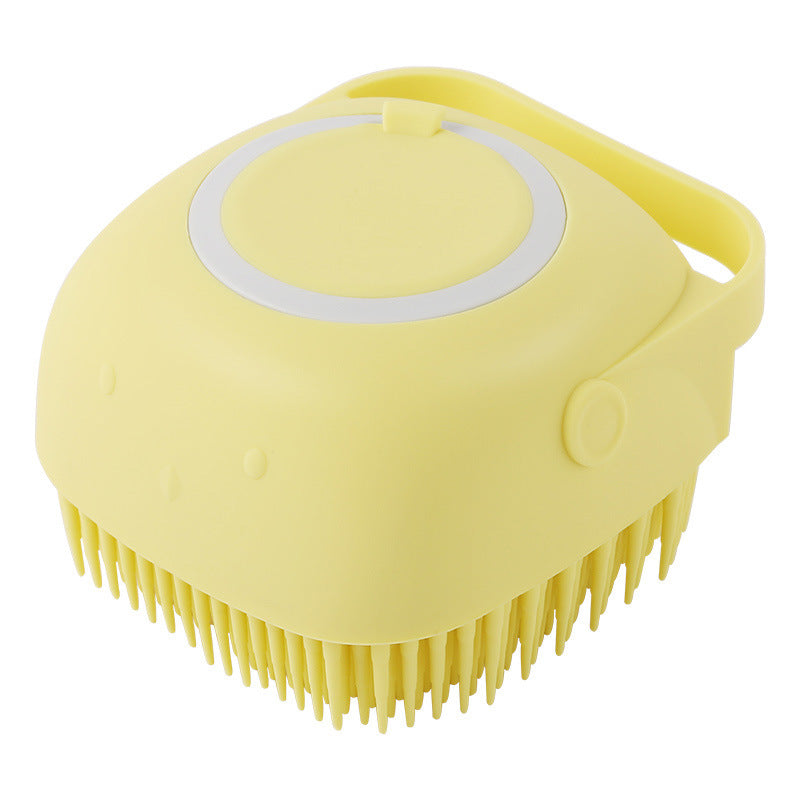 Cepillo de baño con champú Trufa Spa amarillo